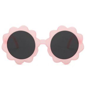Light Pink Flower Sunglasses - Toddler